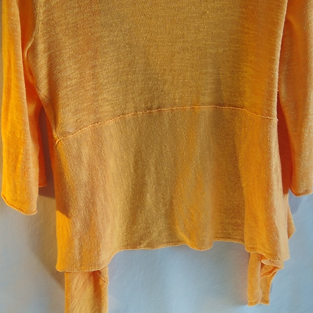 Alfani Women's knit Creamsicle Orange Cardigan - Picture 7 of 9